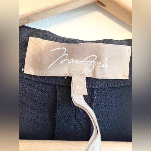 Max azria navy blue oversized romper long shorts summer vacation - Picture 3 of 11